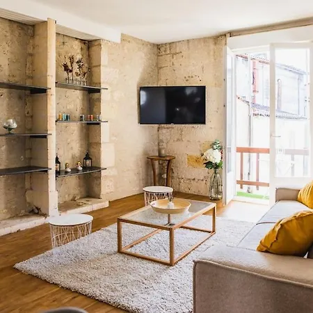 Sublime T2 Avec Balcon, Wifi, Linge #Centre Ville Cognac Esterno foto
